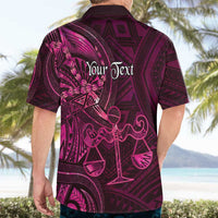 Personalised Polynesia Zodiac Libra Hawaiian Shirt Galaxy Polynesian Pattern Chest Tattoo Style LT14 - Polynesian Pride