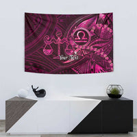 Personalised Polynesia Zodiac Libra Tapestry Galaxy Polynesian Pattern Chest Tattoo Style