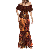 Personalised Polynesia Zodiac Leo Mermaid Dress Galaxy Polynesian Pattern Chest Tattoo Style LT14 - Polynesian Pride