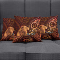 Personalised Polynesia Zodiac Leo Pillow Cover Galaxy Polynesian Pattern Chest Tattoo Style
