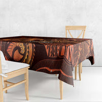Personalised Polynesia Zodiac Leo Tablecloth Galaxy Polynesian Pattern Chest Tattoo Style
