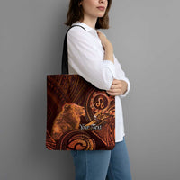 Personalised Polynesia Zodiac Leo Tote Bag Galaxy Polynesian Pattern Chest Tattoo Style