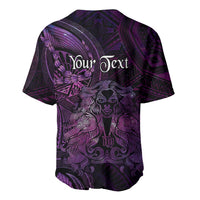 Personalised Polynesia Zodiac Virgo Baseball Jersey Galaxy Polynesian Pattern Chest Tattoo Style