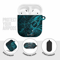Personalised Polynesia Zodiac Sagittarius AirPods Case Galaxy Polynesian Pattern Chest Tattoo Style