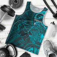 Personalised Polynesia Zodiac Sagittarius Men Tank Top Galaxy Polynesian Pattern Chest Tattoo Style LT14 - Polynesian Pride