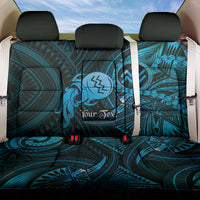Personalised Polynesia Zodiac Aquarius Back Car Seat Cover Galaxy Polynesian Pattern Chest Tattoo Style