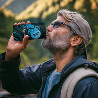 Personalised Polynesia Zodiac Aquarius 4 in 1 Can Cooler Tumbler Galaxy Polynesian Pattern Chest Tattoo Style