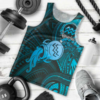 Personalised Polynesia Zodiac Aquarius Men Tank Top Galaxy Polynesian Pattern Chest Tattoo Style LT14 - Polynesian Pride