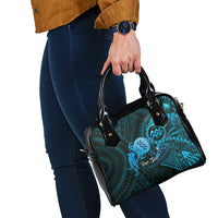 Personalised Polynesia Zodiac Aquarius Shoulder Handbag Galaxy Polynesian Pattern Chest Tattoo Style