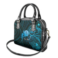 Personalised Polynesia Zodiac Aquarius Shoulder Handbag Galaxy Polynesian Pattern Chest Tattoo Style