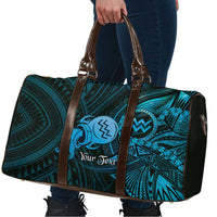 Personalised Polynesia Zodiac Aquarius Travel Bag Galaxy Polynesian Pattern Chest Tattoo Style