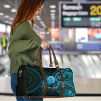 Personalised Polynesia Zodiac Aquarius Travel Bag Galaxy Polynesian Pattern Chest Tattoo Style