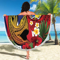 Hawaii And Tonga Beach Blanket Shark Tattoo With Tongan Coat Of Arms
