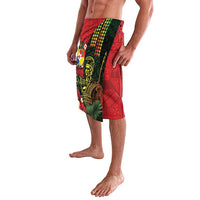 Hawaii And Tonga Lavalava King Kamehameha Tribal Ngatu Pattern