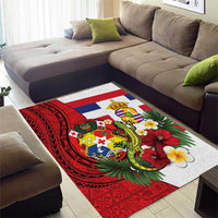 Hawaii And Tonga Area Rug King Kalakaua Tribal Gecko Tongan Ngatu