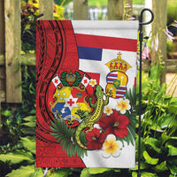 Hawaii And Tonga Garden Flag King Kalakaua Tribal Gecko Tongan Ngatu