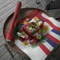 Hawaii And Tonga Wrapping Paper King Kalakaua Tribal Gecko Tongan Ngatu - Polynesian Pride