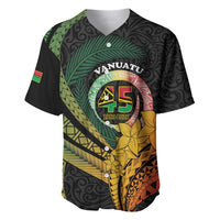 Personalised Vanuatu Independence Day Baseball Jersey July 30 Pig Tusk Long God Yumi Stanap