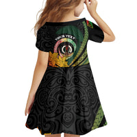 Personalised Vanuatu Independence Day Family Matching Tank Maxi Dress and Hawaiian Shirt July 30 Pig Tusk Long God Yumi Stanap LT14 - Polynesian Pride