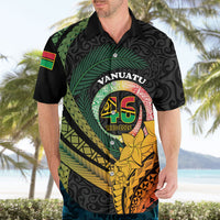 Personalised Vanuatu Independence Day Hawaiian Shirt July 30 Pig Tusk Long God Yumi Stanap LT14 - Polynesian Pride