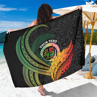 Personalised Vanuatu Independence Day Sarong July 30 Pig Tusk Long God Yumi Stanap