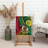 Halo Vanuatu Canvas Wall Art Happy 46th Independence Anniversary LT14 - Polynesian Pride