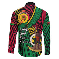 Halo Vanuatu Family Matching Puletasi and Hawaiian Shirt Happy 46th Independence Anniversary LT14 - Polynesian Pride