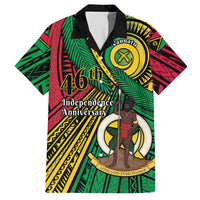 Halo Vanuatu Hawaiian Shirt Happy 46th Independence Anniversary LT14 Black - Polynesian Pride