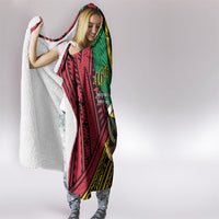 Halo Vanuatu Hooded Blanket Happy 46th Independence Anniversary LT14 - Polynesian Pride