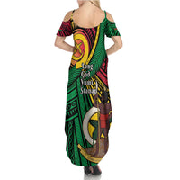 Halo Vanuatu Summer Maxi Dress Happy 45th Independence Anniversary