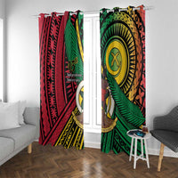 Halo Vanuatu Window Curtain Happy 45th Independence Anniversary