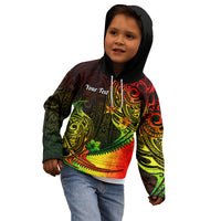 Personalised Polynesian Tribal Kid Hoodie Unique Reggae LT14 - Polynesian Pride