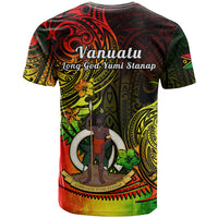 Polynesian Pride Vanuatu T Shirt Reggae Polynesia Long God Yumi Stanap LT14 - Polynesian Pride
