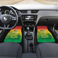 Vanuatu Indipendens Dei Car Mats Yumi 46th Independence Anniversary LT14 Set 2pcs - Front Reggae - Polynesian Pride