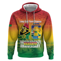 Vanuatu Indipendens Dei Hoodie Yumi 46th Independence Anniversary LT14 Pullover Hoodie Reggae - Polynesian Pride
