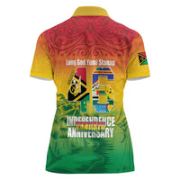 Vanuatu Indipendens Dei Women Polo Shirt Yumi 46th Independence Anniversary LT14 - Polynesian Pride