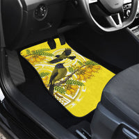 Bellbird New Zealand Car Mats Korimako Kowhai Maori Pattern