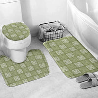 Vesuvian Green Palaka Quilt Hawaii Bathroom Set Traditional Hawaii-plaid Pattern - Polynesian Pride
