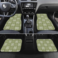 Vesuvian Green Palaka Quilt Hawaii Car Mats Traditional Hawaii-plaid Pattern - Polynesian Pride