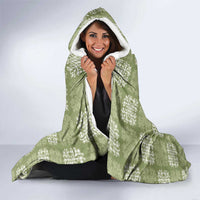 Vesuvian Green Palaka Quilt Hawaii Hooded Blanket Traditional Hawaii-plaid Pattern - Polynesian Pride