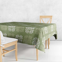 Vesuvian Green Palaka Quilt Hawaii Tablecloth Traditional Hawaii-plaid Pattern - Polynesian Pride