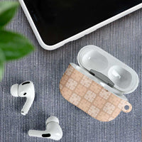 Beige Palaka Quilt Hawaii AirPods Case Traditional Hawaii-plaid Pattern LT14 - Polynesian Pride