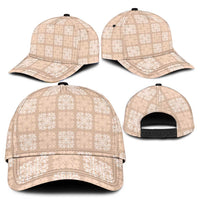 Beige Palaka Quilt Hawaii Classic Cap Traditional Hawaii-plaid Pattern LT14 - Polynesian Pride