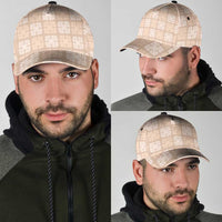 Beige Palaka Quilt Hawaii Classic Cap Traditional Hawaii-plaid Pattern LT14 - Polynesian Pride
