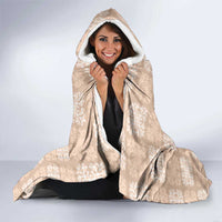 Beige Palaka Quilt Hawaii Hooded Blanket Traditional Hawaii-plaid Pattern - Polynesian Pride