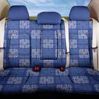 Royal Blue Palaka Quilt Hawaii Back Car Seat Cover Traditional Hawaii-plaid Pattern LT14 One Size Royal Blue - Polynesian Pride