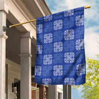 Royal Blue Palaka Quilt Hawaii Garden Flag Traditional Hawaii-plaid Pattern LT14 House Flag Royal Blue - Polynesian Pride