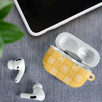 Yellow Palaka Quilt Hawaii AirPods Case Traditional Hawaii-plaid Pattern LT14 - Polynesian Pride
