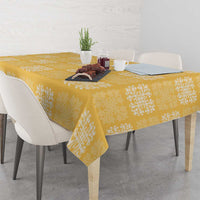 Yellow Palaka Quilt Hawaii Tablecloth Traditional Hawaii-plaid Pattern LT14 - Polynesian Pride