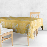 Yellow Palaka Quilt Hawaii Tablecloth Traditional Hawaii-plaid Pattern LT14 - Polynesian Pride